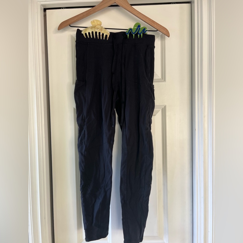 Alo Yoga 7/8 high-waist checkpoint leggings